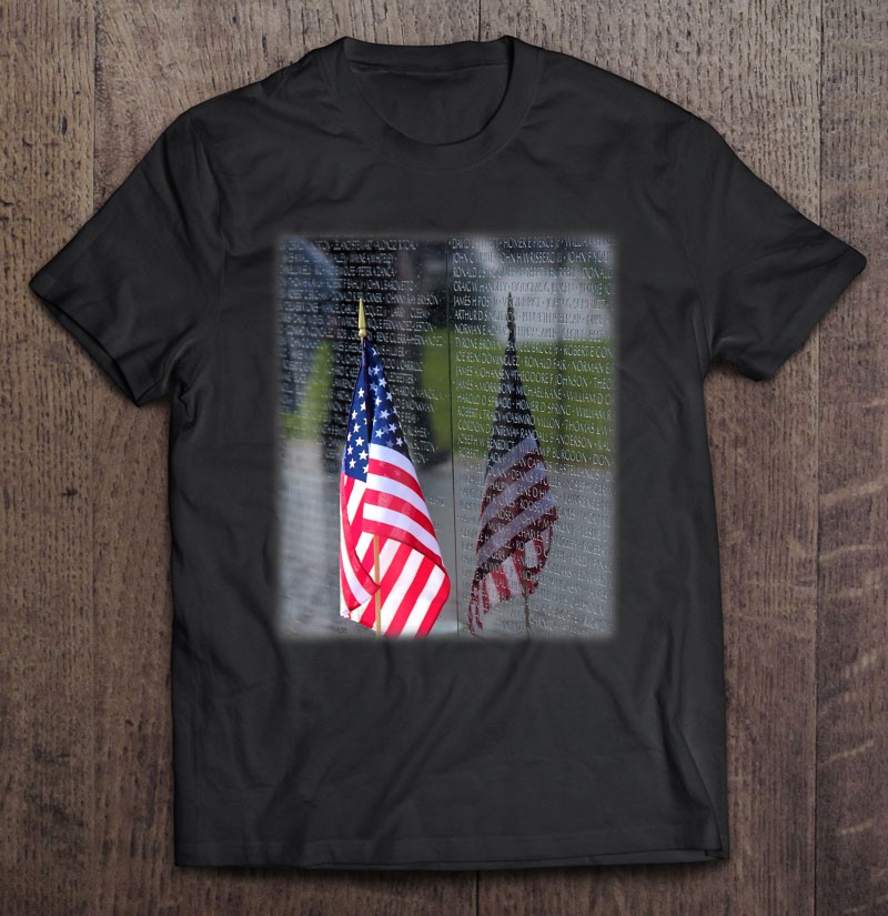 Vietnam Veterans Memorial Wall Washington Shirt Gift Man Black Size Up To 5xl