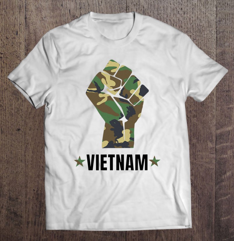 Vietnam War Veterans Civil Rights Black Power Army Fist Shirt Gift Man Black Size Up To 5xl