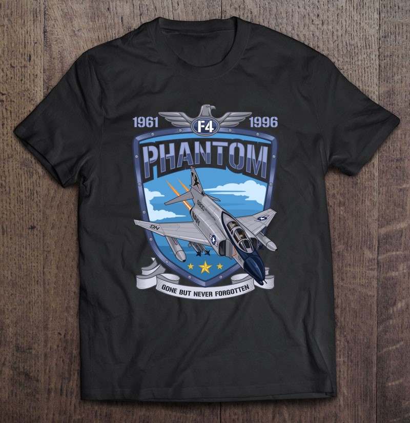 Vintage F4 Phantom Ii Jet Fighter Military Aviation-trungten-aaaaa Shirt Gift Man Black Size Up To 5xl