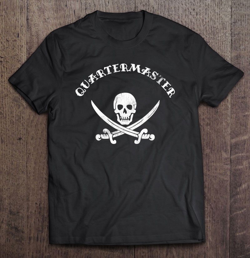 Vintage Matching Pirate Shirt Boat Crew Quartermaster Shirt Gift Man Black Size Up To 5xl