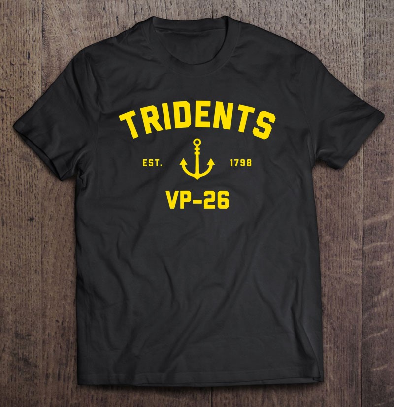 Vp-26 Tridents Shirt Gift Man Black Size Up To 5xl