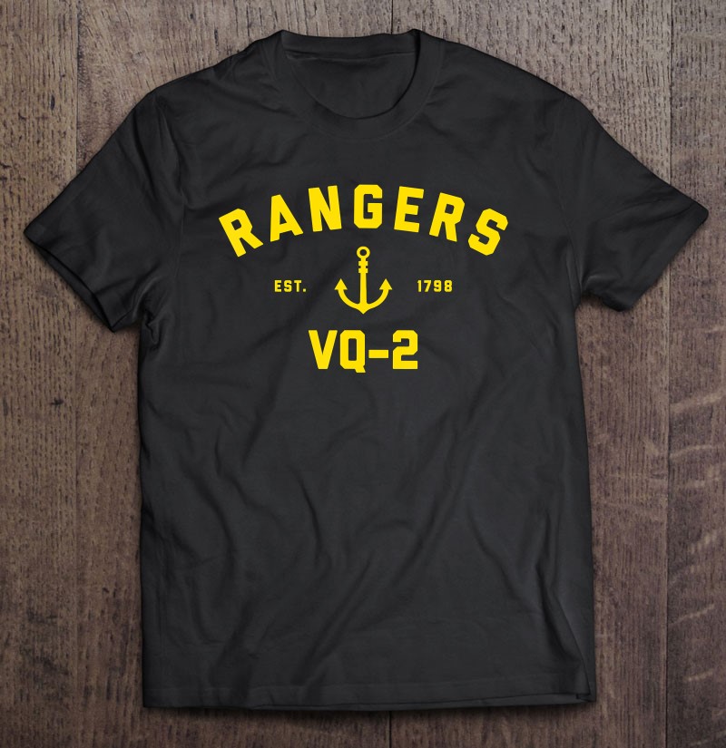 Vq-2 Rangers Shirt Gift Man Black Size Up To 5xl