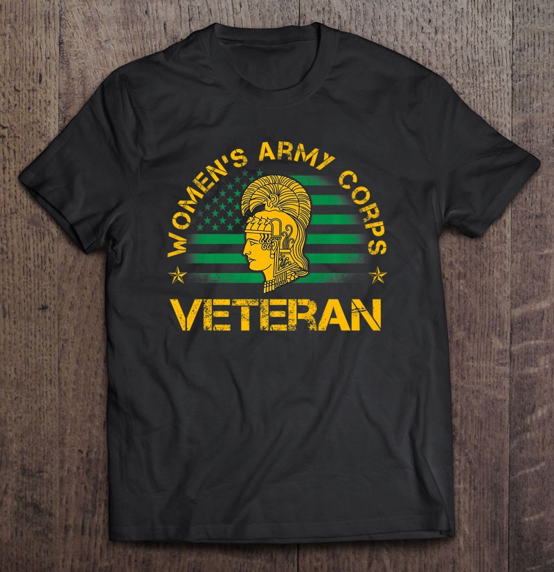 Womens Womens Army Corps Veteran Shirt Womens Army Corps Shirt Gift Man Black Size Up To 5xl