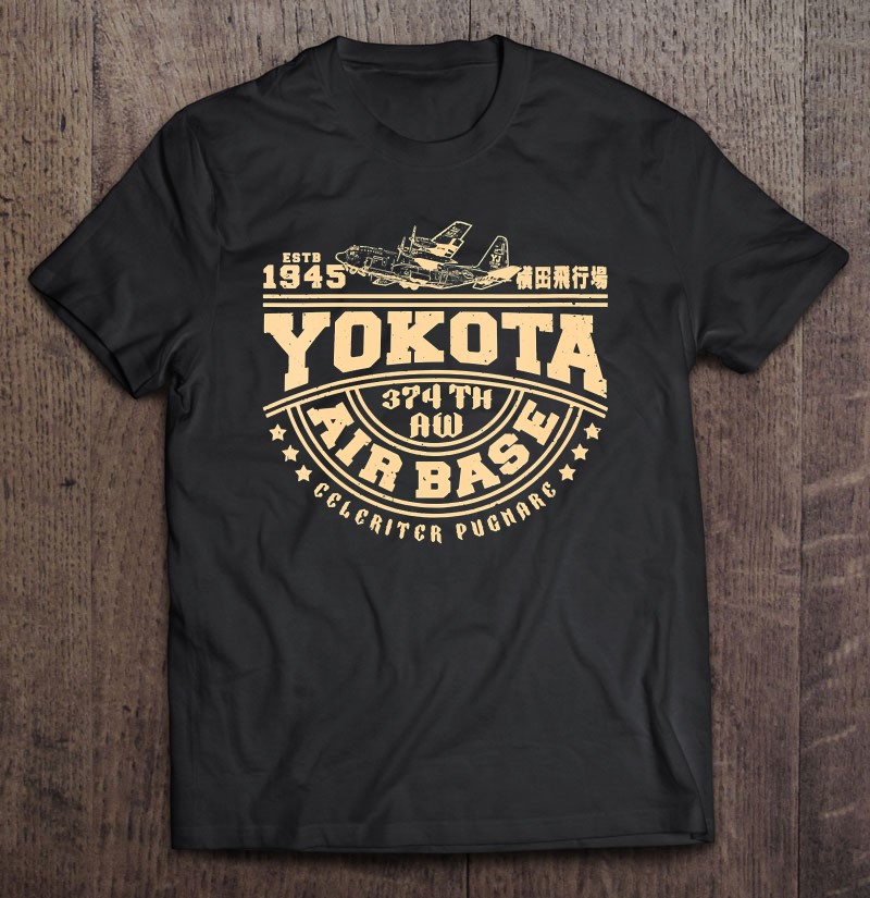 Womens Yokota Air Base Tokyo Japan Shirt Gift Man Black Size Up To 5xl