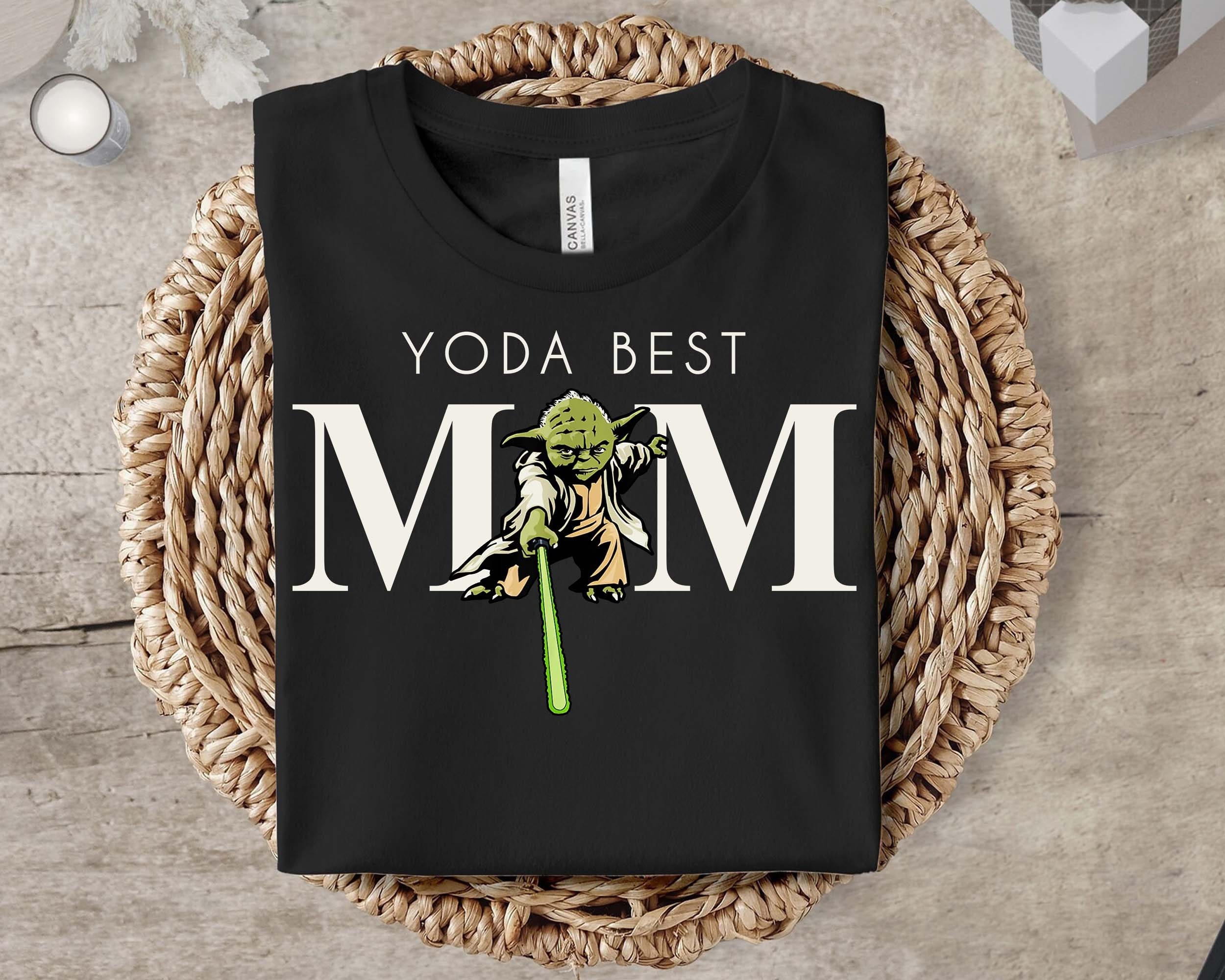 Yoda Best Mom Shirt Mothers Day Shirt Star Wars Shirt Great Mothers Day Gift Ideas Women Mom Mama Nana Full Size Up To 5xl