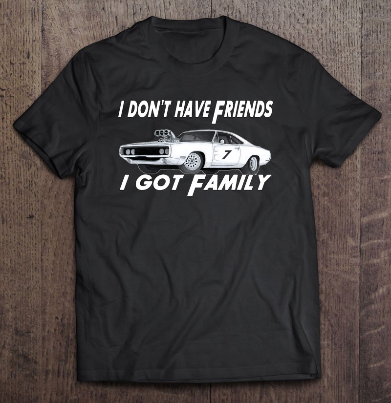 I Dont Have Friends I Got Family Gift Shirt Plus Size
