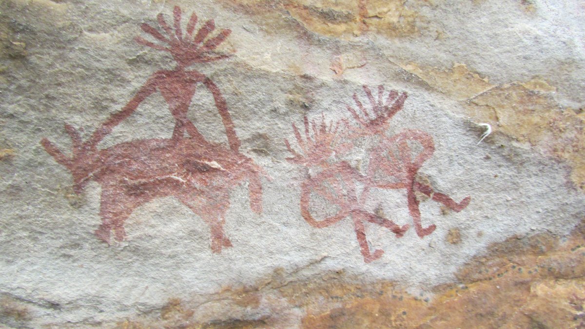 Adamgarh rock shelter with paintings