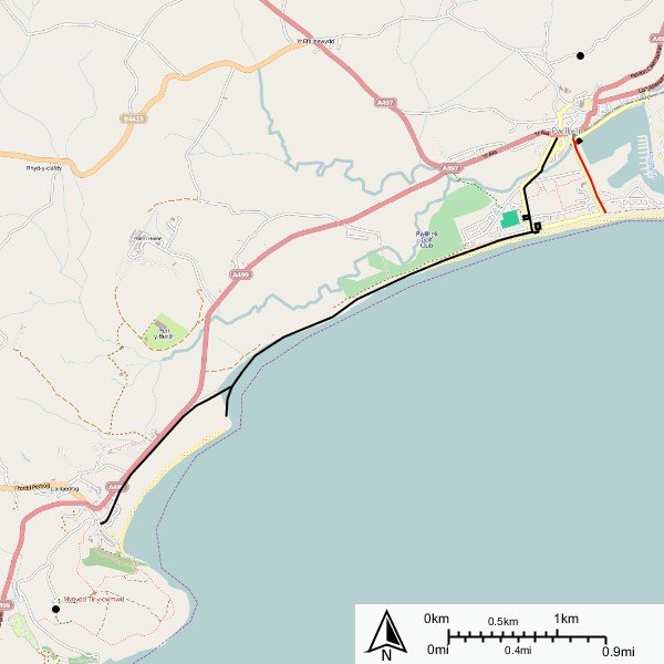 Llanbedrog beach
