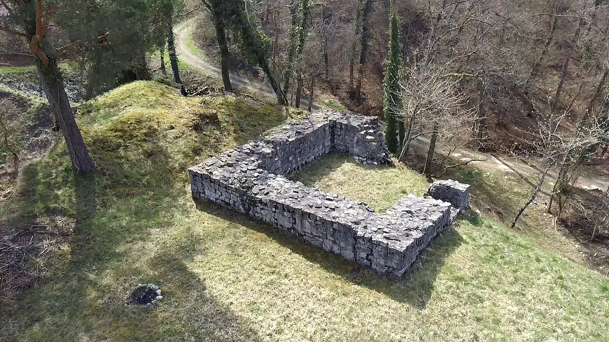 Sand ditch, part of the late Roman Rhine fortifications