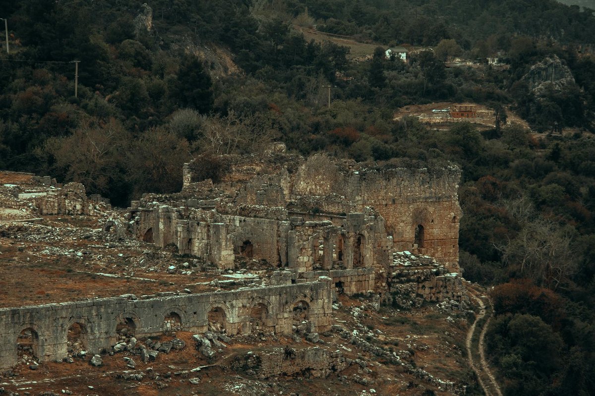 Alt-Eschenbach, medieval abandoned city, castle ruins