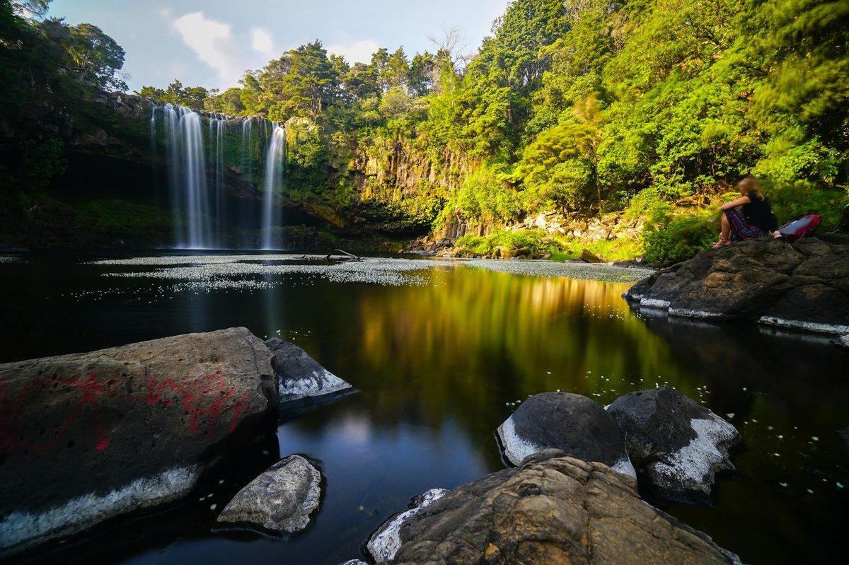 Lake Ngakoro Waterfall