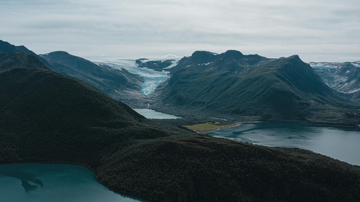 Austre Okstindbreen Glacier