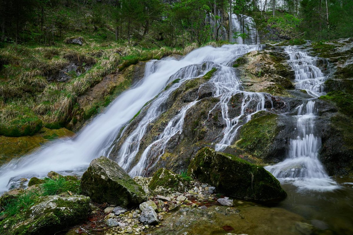 Müßbachwasserfall SW von Schneizlreuth