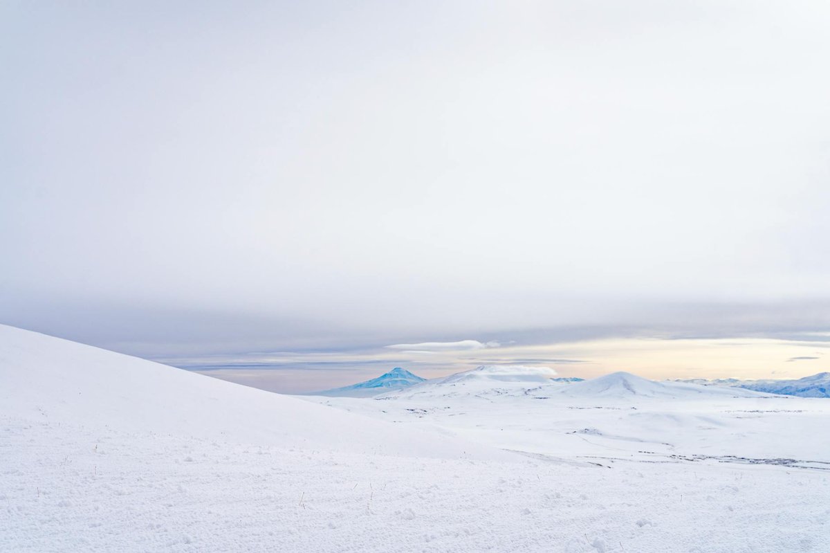 Toppglaciären på Kebnekaise