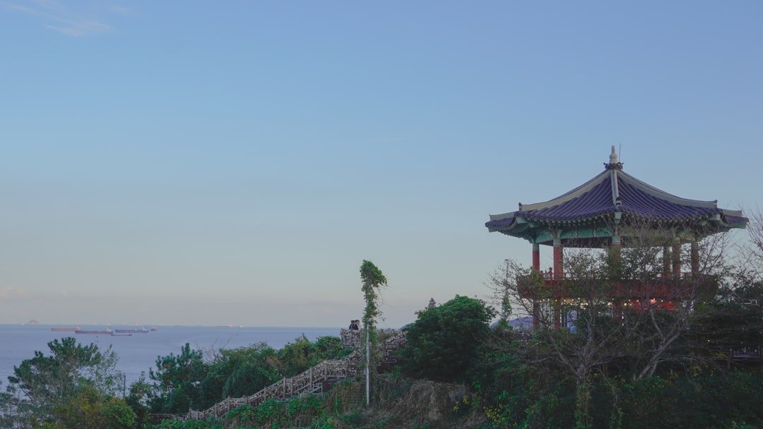 Heung-guksa temple at Yeosu, Korea