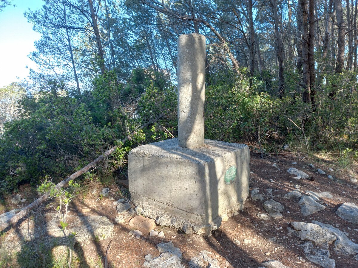 Mirador de la conca d'Òdena des de Puig d'Aguilera