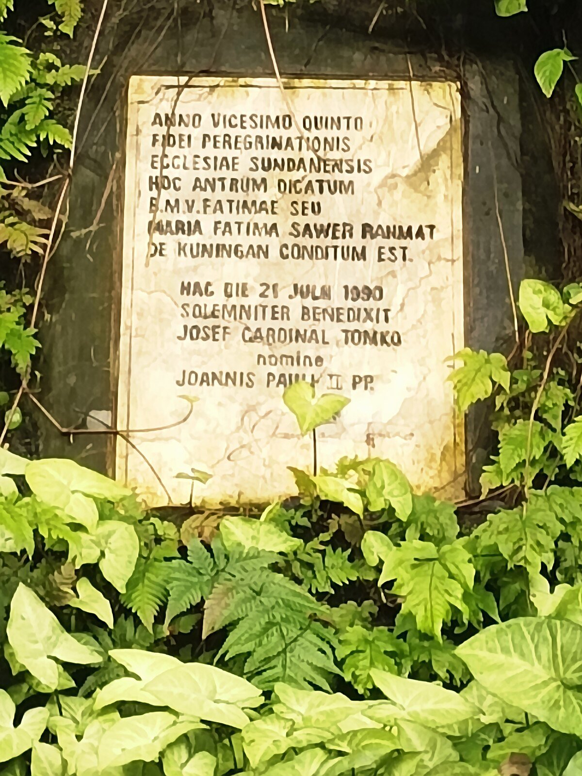 Grotto of Mary Sawer Rahmat