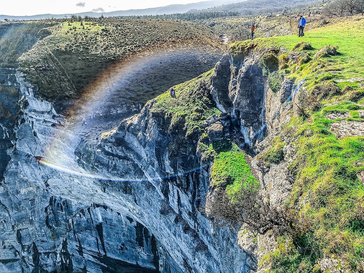 waterfall of Nerbioi river