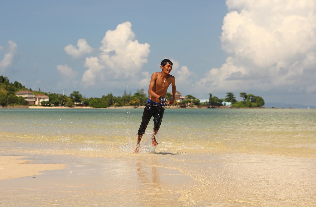 Prek Treng beach