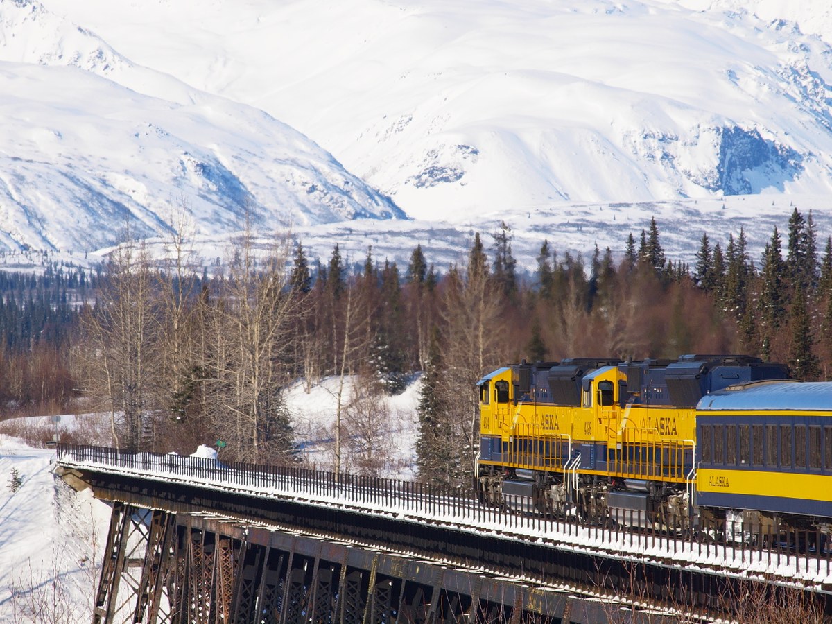 Hurricane Gulch Bridge (Alaska Railroad Denali Star)