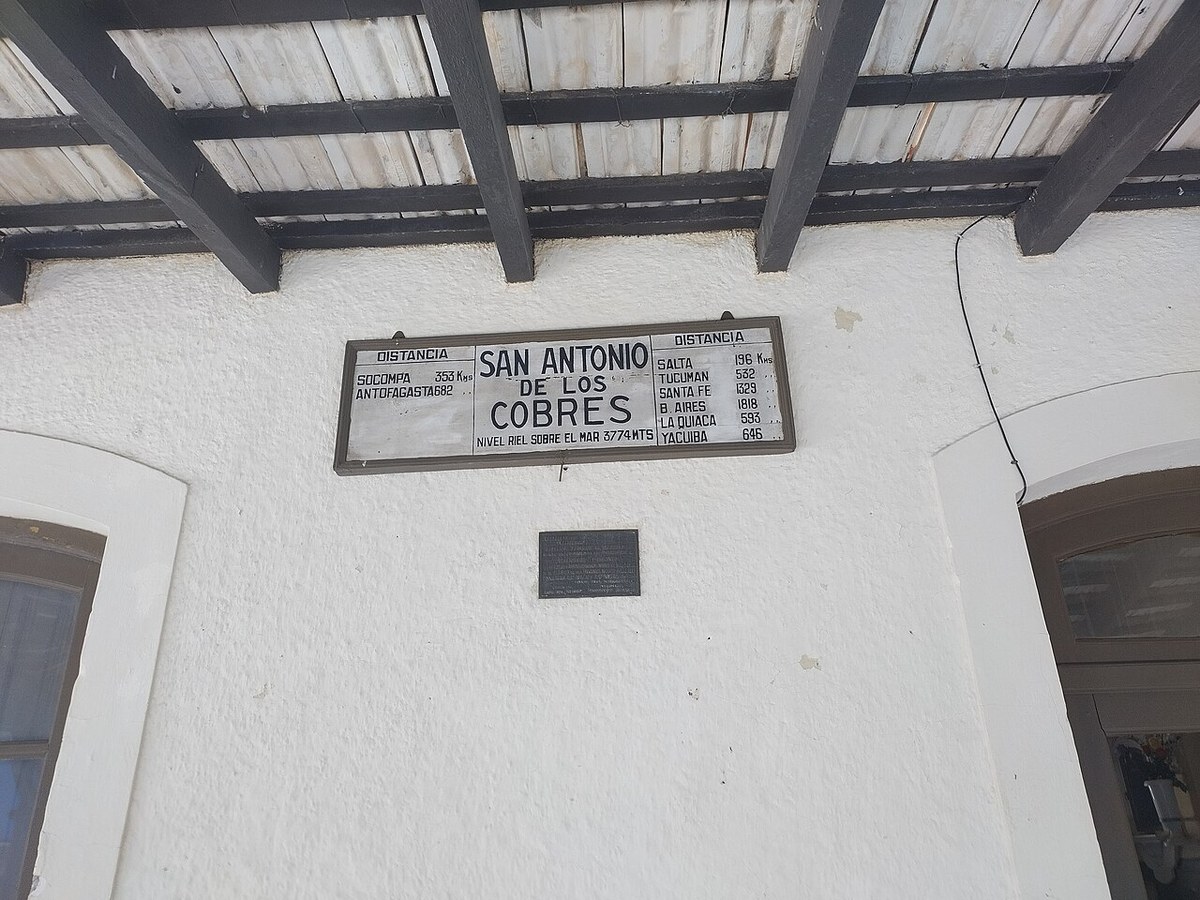 San Antonio de los Cobres station (Tren a las Nubes)