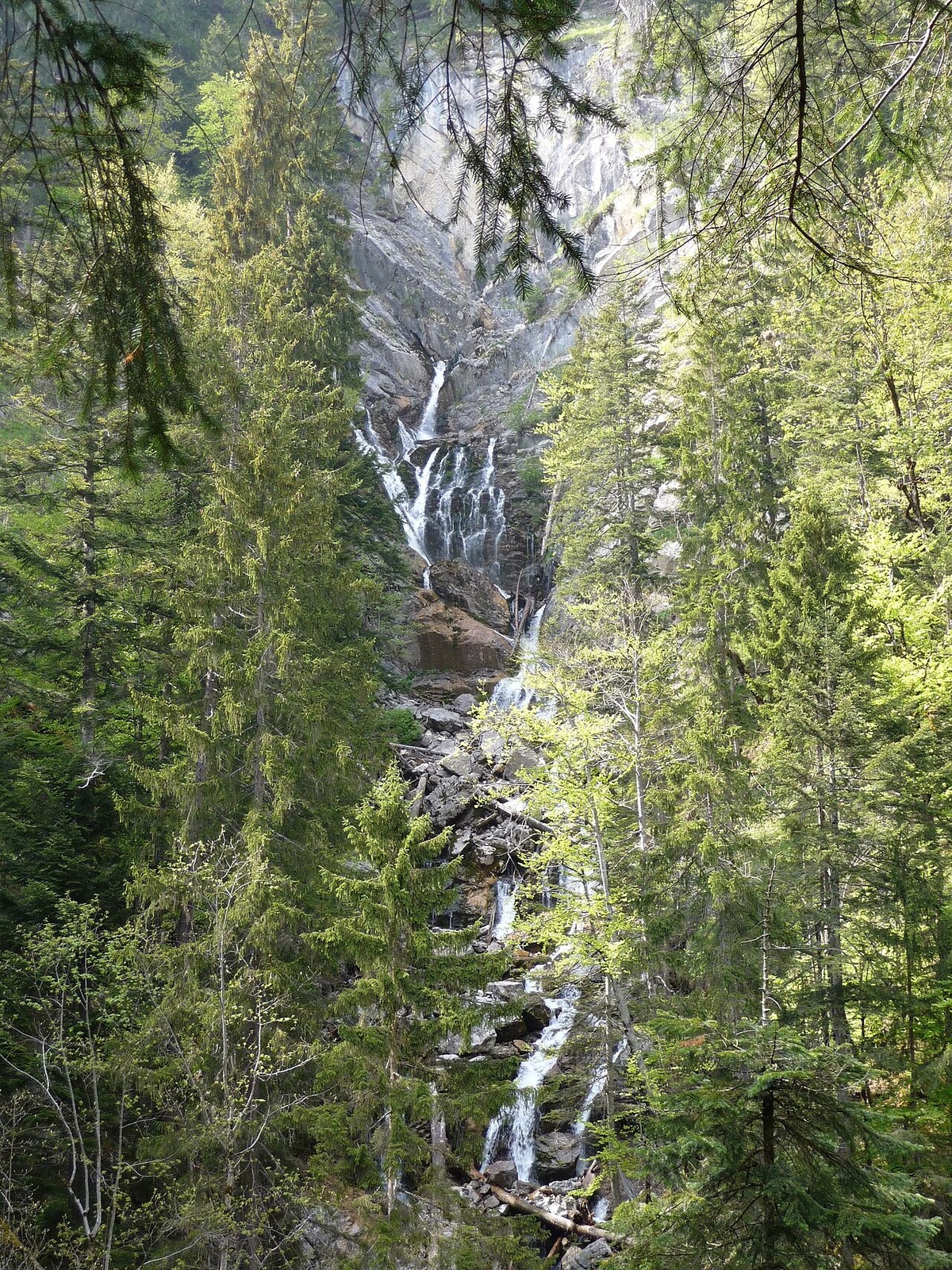 Großer Wasserfall bei Wallgau