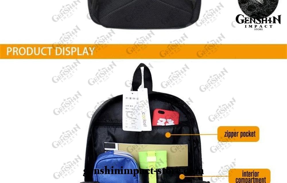 Genshin-impact-barbara-3d-student-backpack Soft Travel Casual Backpack For Students,durable Cloth-nylon Load Bag,high Capacity Waterproof