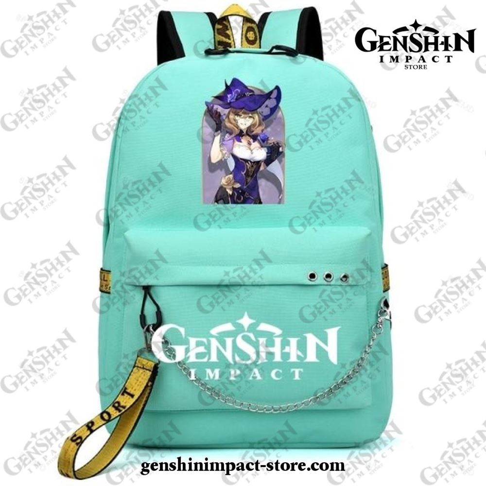 Genshin-impact-lisa-waterproof-backpack-children-school-bags Soft Travel Casual Backpack For Students,durable Cloth-nylon Load Bag,high Capacity Waterproof