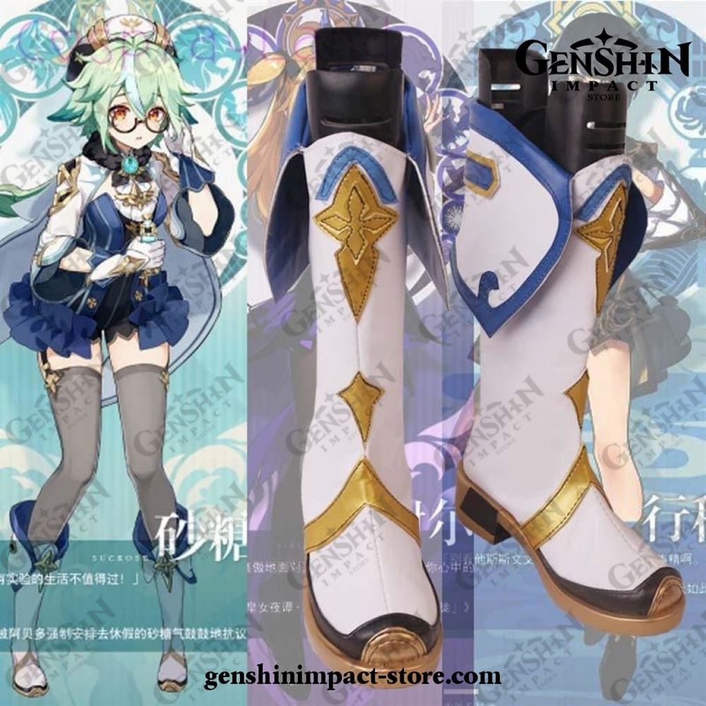 Hot-genshin-impact-sucrose-cosplay-boots-shoes