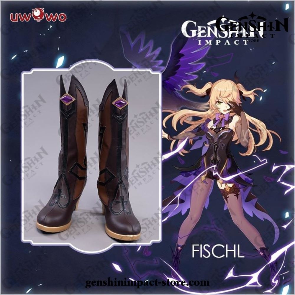 Genshin-impact-fischl-cosplay-shoes