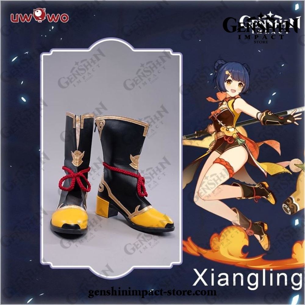 Genshin-impact-xiangling-cosplay-shoes