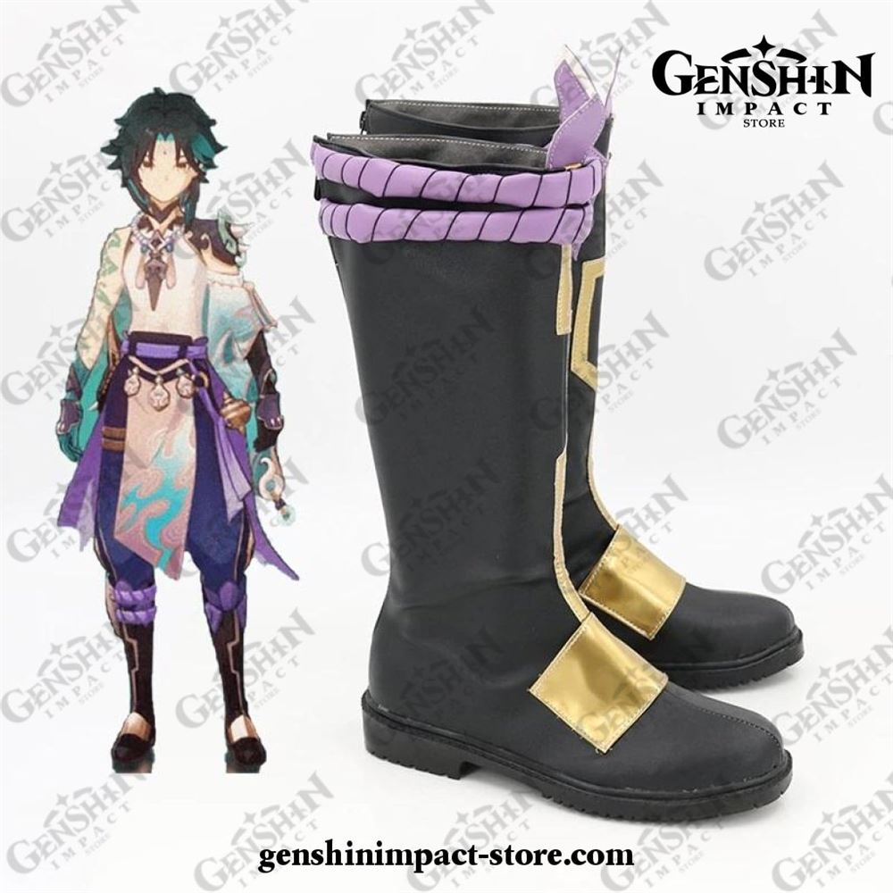 Genshin-impact-xiao-cosplay-shoes