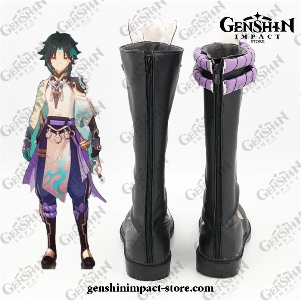 Genshin-impact-xiao-cosplay-shoes