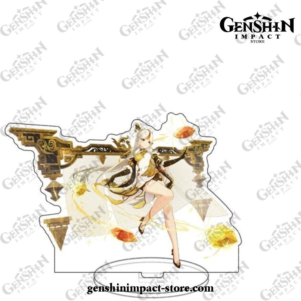 2021 Ningguang Genshin Impact Double-side Acrylic Stand Figure Model Genshin Figure