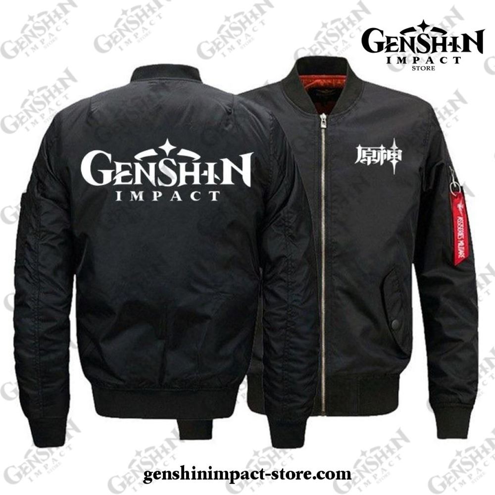 Genshin Impact Bomber Jacket Mens Winter Coats Full Size To 5xl