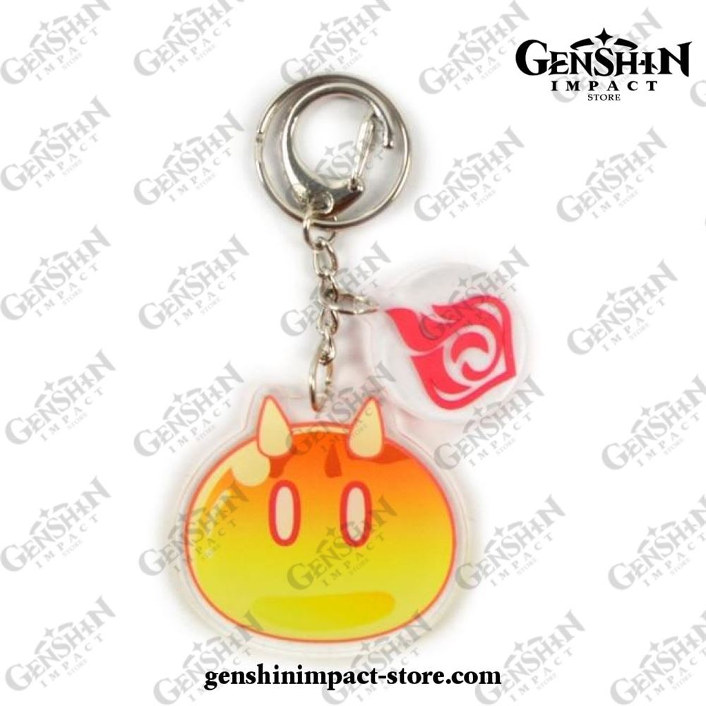 Cute Genshin Impact Slimes Keychain Cosplay, Gift, Weapon Model Pendant Keychain