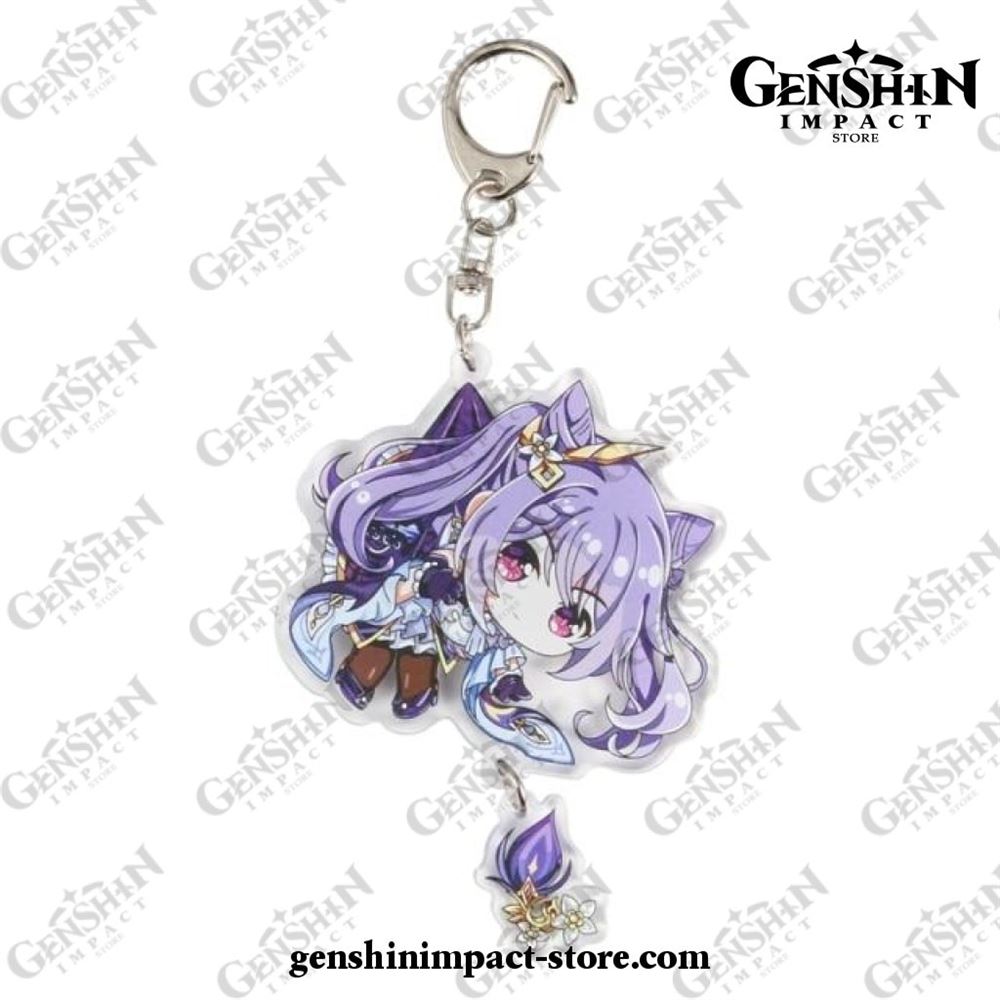 2021 Cute Lady Genshin Impact Keychain Cosplay, Gift, Weapon Model Pendant Keychain