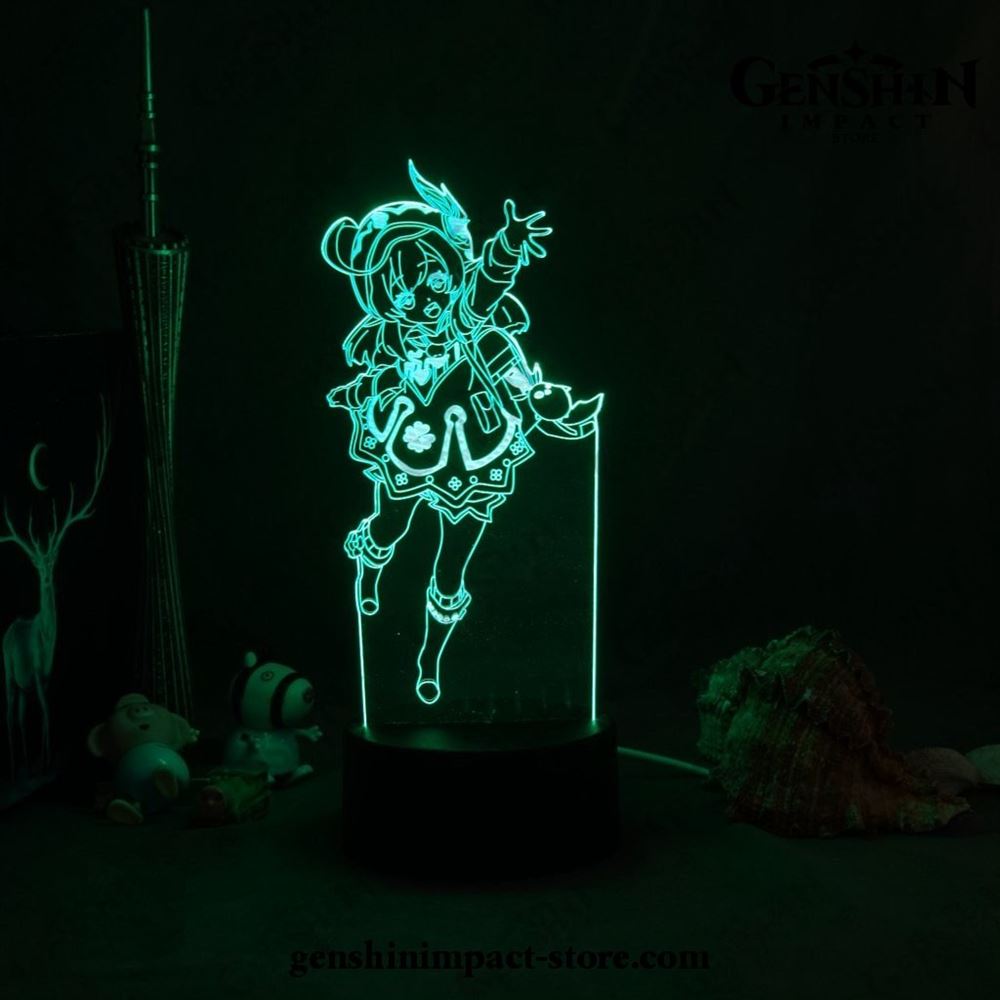 Cute Klee Genshin Impact Figure 3d Lamp Led Rgb Night Lights Genshin Impact Led Light