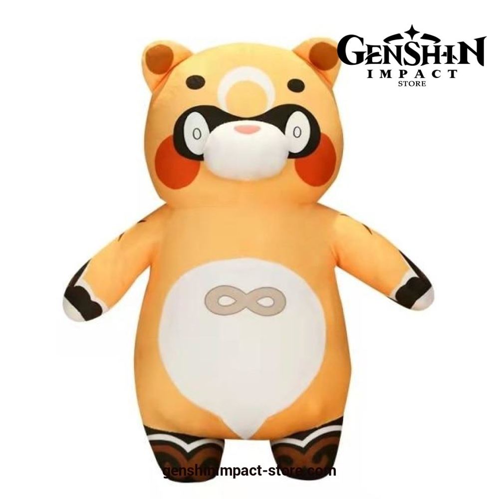 Genshin Impact Xiangling Bear Plush Doll, Cute Soft Plush Doll Stuffed Toy Cosplay Pillow Props Dolls Birthday Gifts
