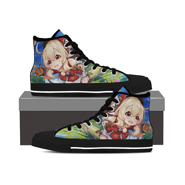 Colorful Cute Klee Genshin Shoes Impact Gift, Genshin Impact Shoes & Sneakers