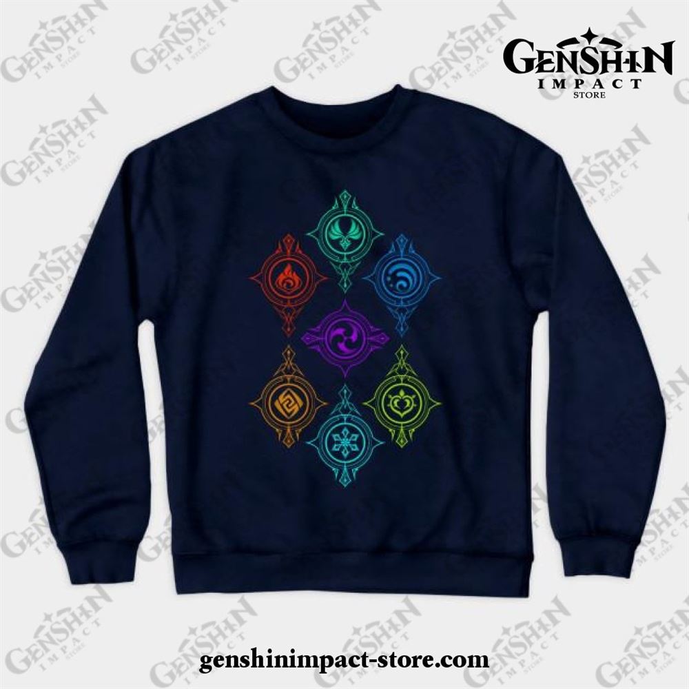Elements-of-world-crewneck-sweatshirt Full Size To 5xl