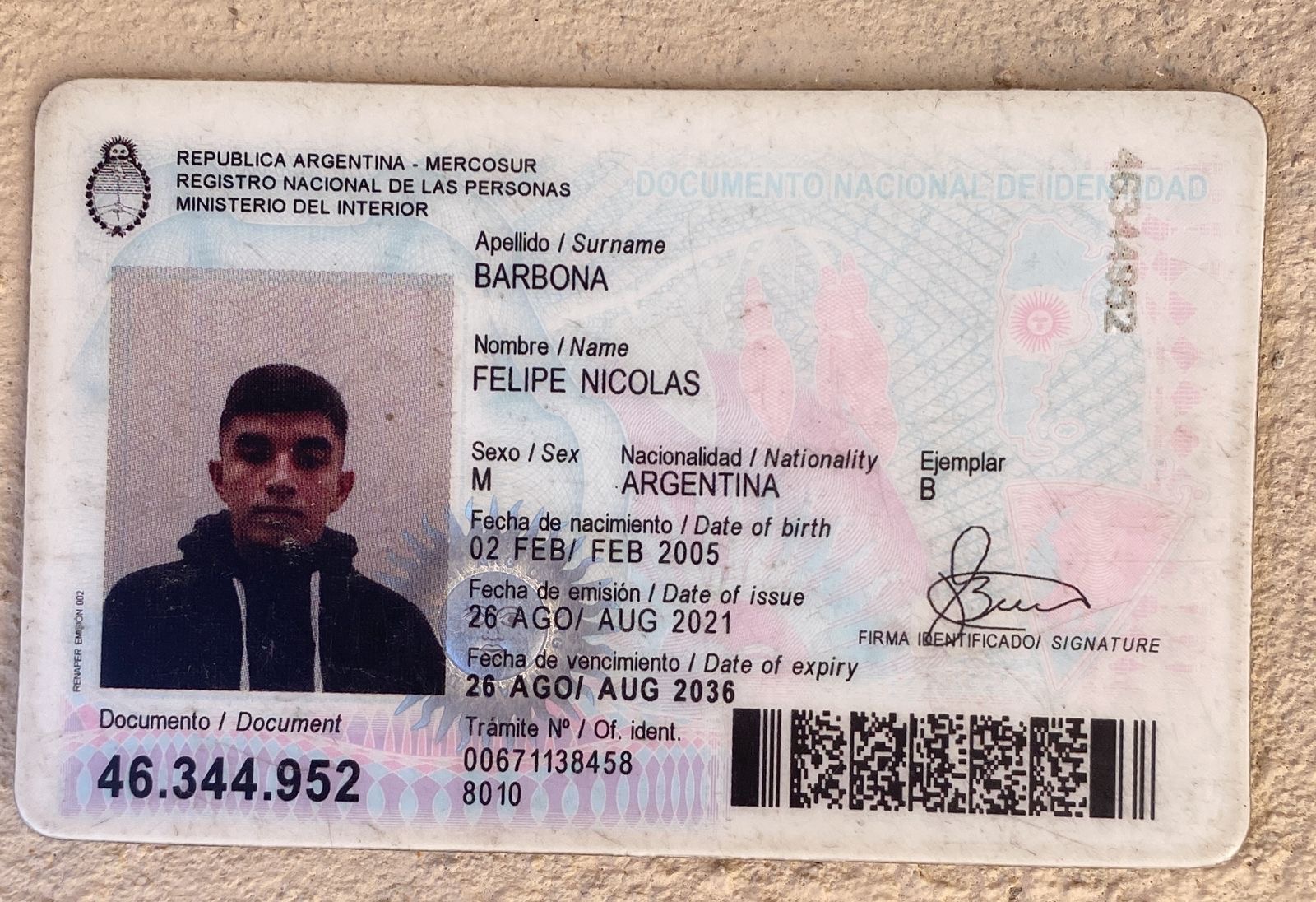 Felipe Nicolas Barbona