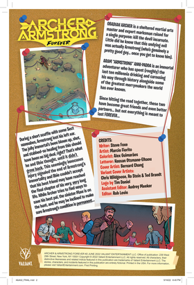 Read Archer & Armstrong Forever  2 Page 1 in English