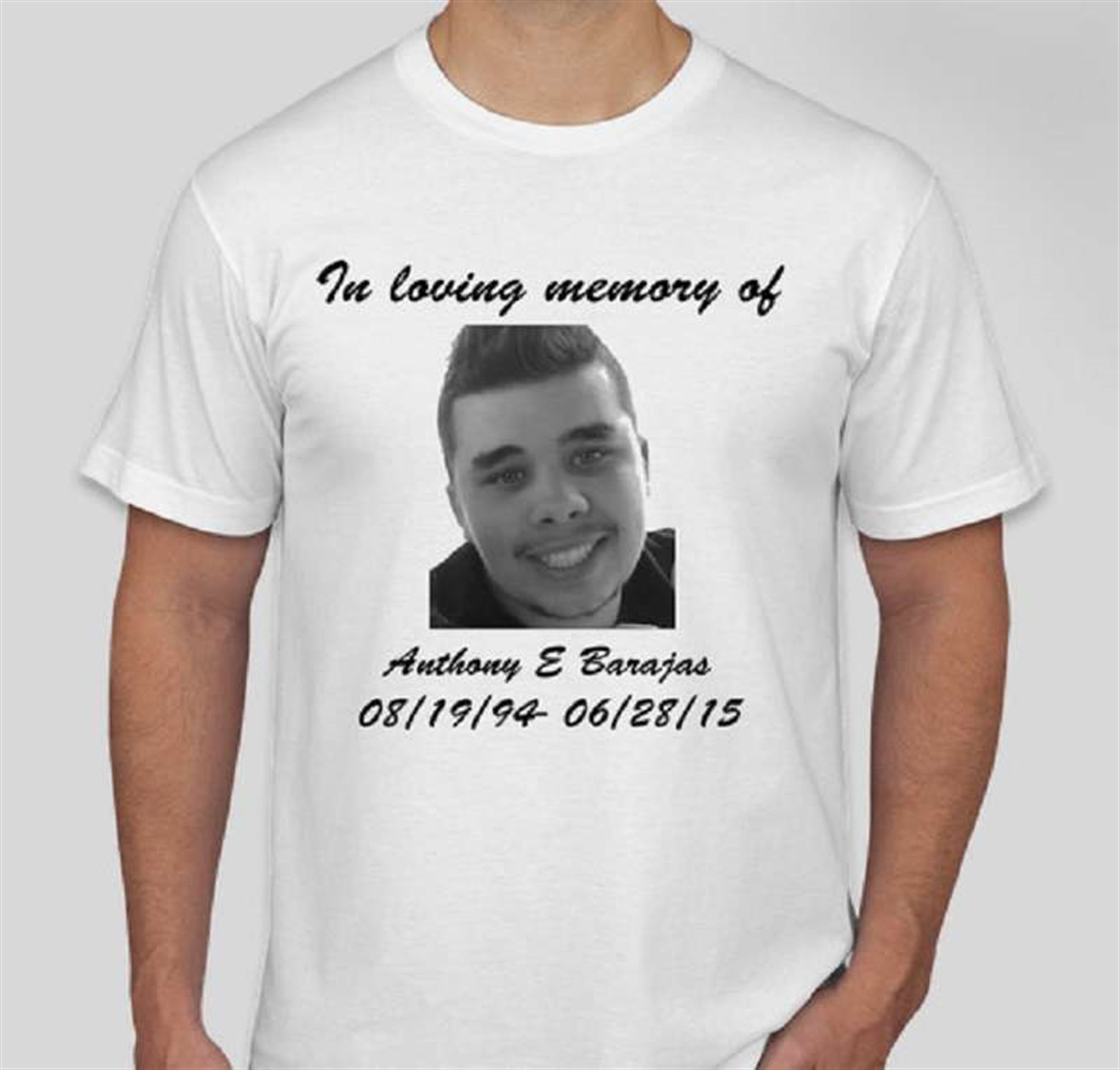 Anthony Barajas In Loving Memory T-shirt Size Up To 5xl