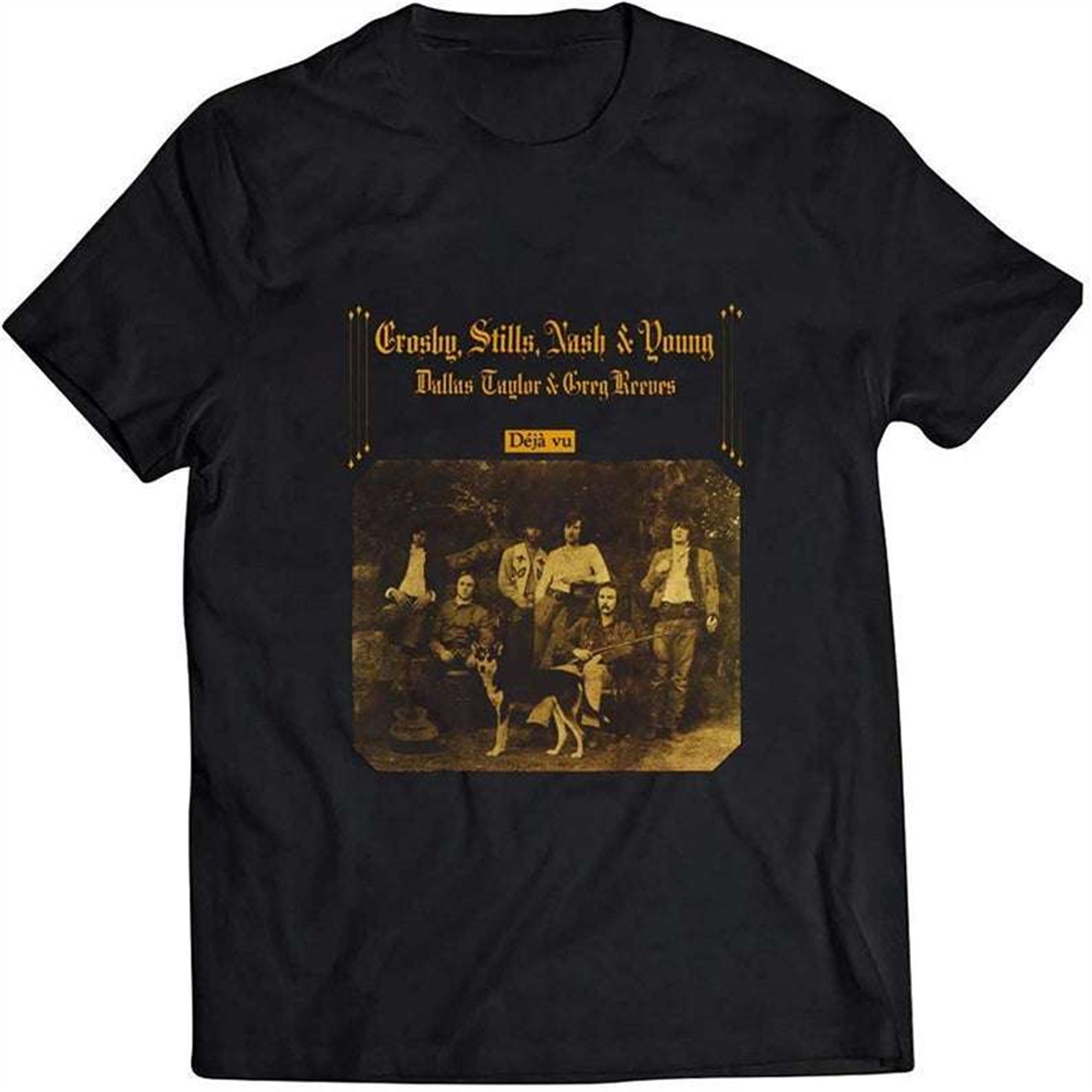 Crosby Stills Nash Young – Deja Vu 86 T-shirt Full Size Up To 5xl