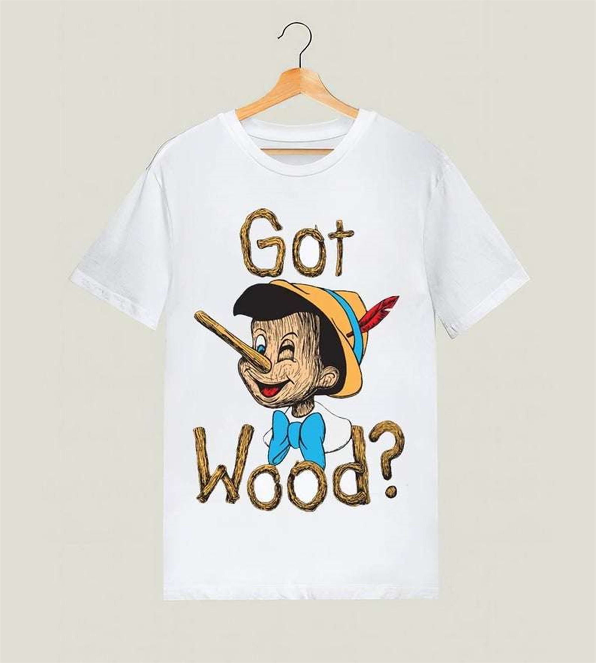 Disney Pinocchio Wood Baby T Shirt Full Size Up To 5xl