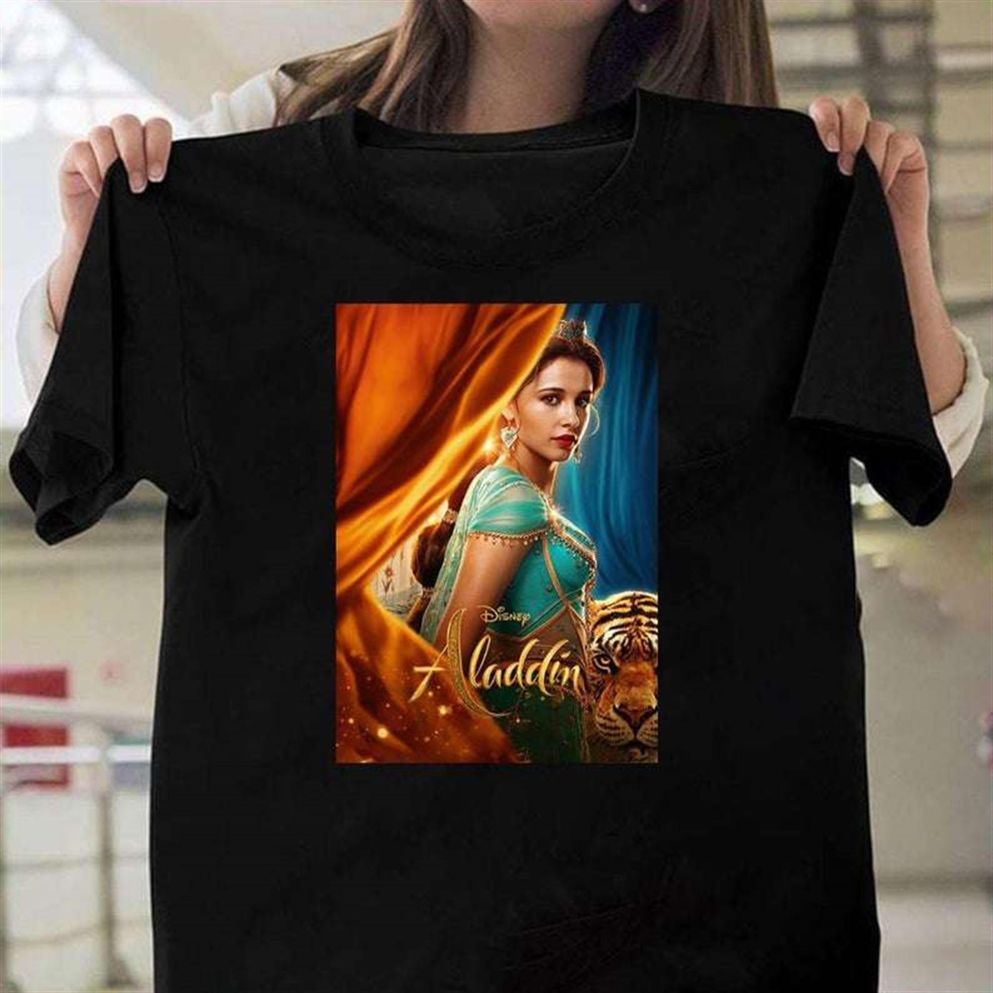 Jasmin And Aladdin Disney T Shirt Plus Size Up To 5x