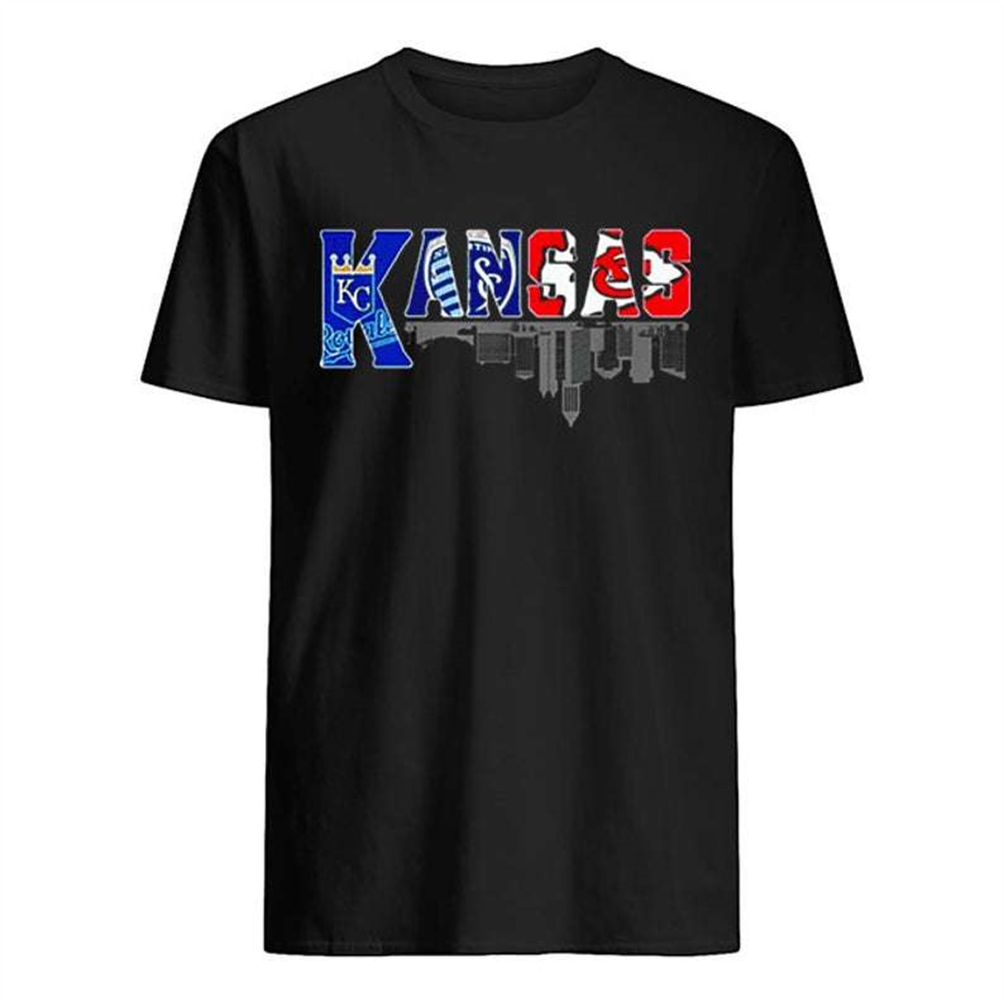 Kansas City Chiefs And Kansas City Royals T-shirt Full Size Up To 5xl