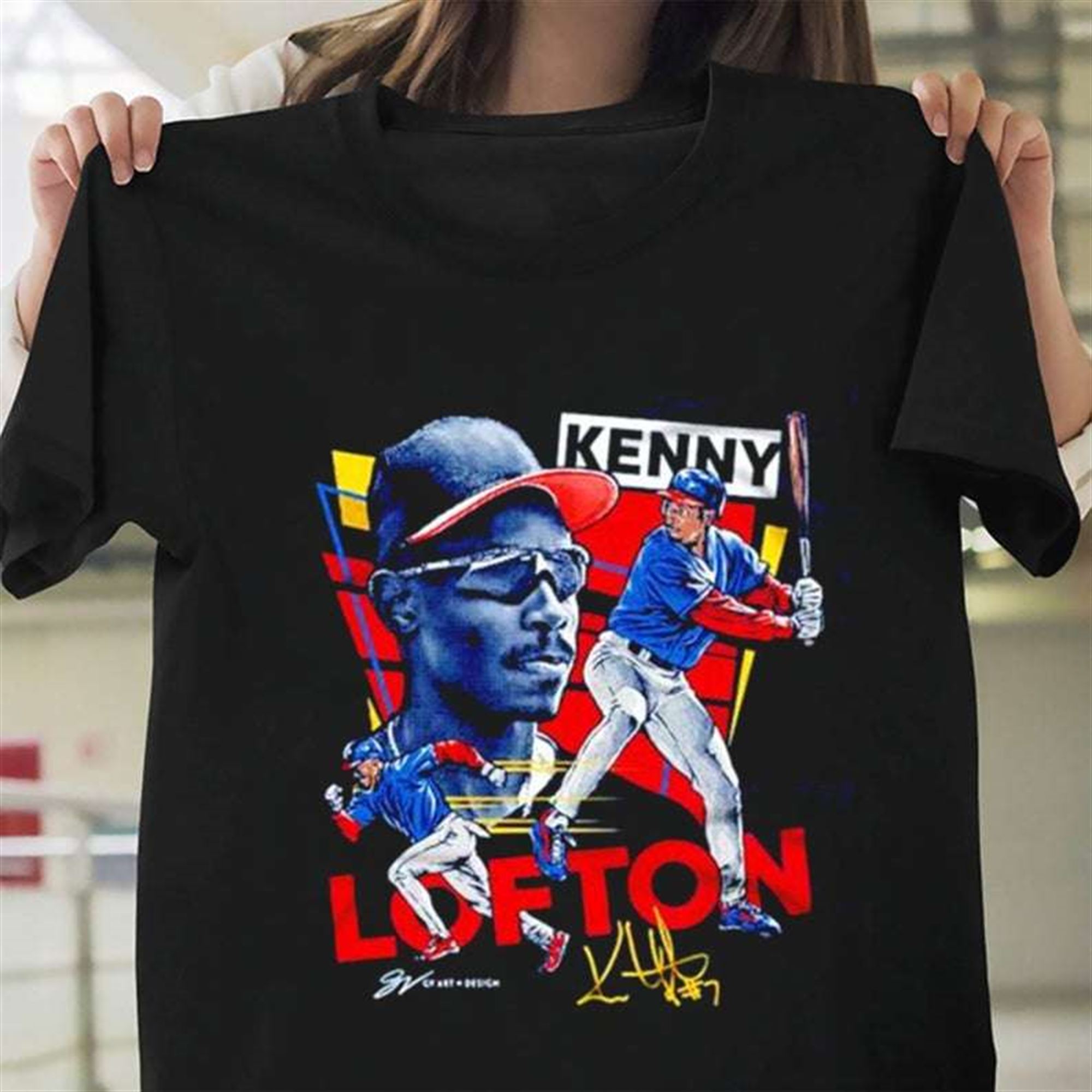 Kenny Lofton 2021 Cleveland Indians Baseball T-shirt Plus Size Up To 5x