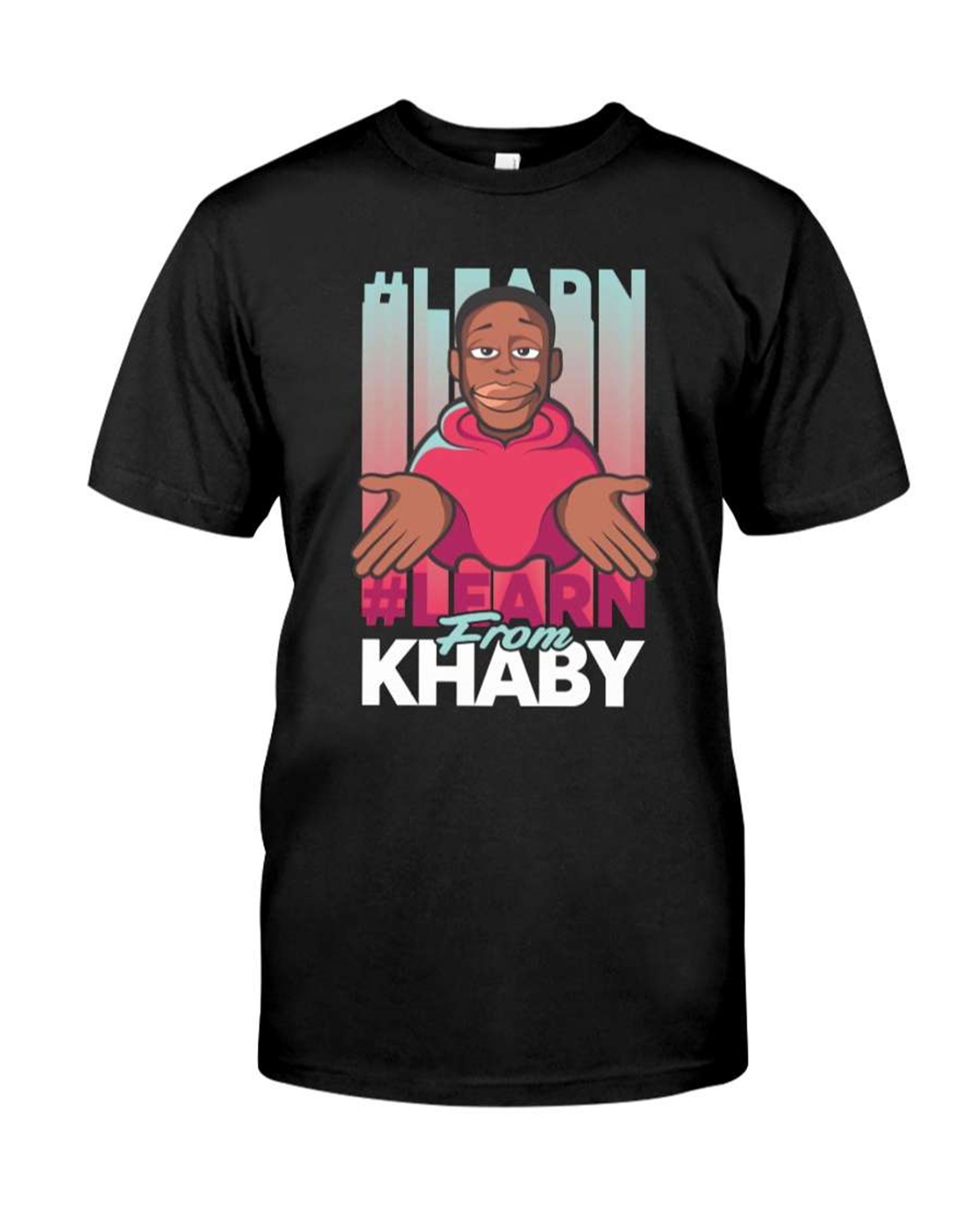 Learn From Khaby Lame Merch T-shirt Size Up To 5xl